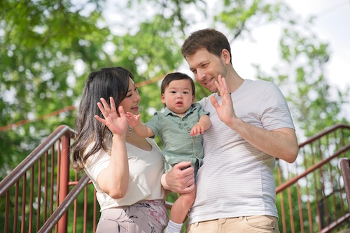 Dr. Helena Wang Bobola and family.